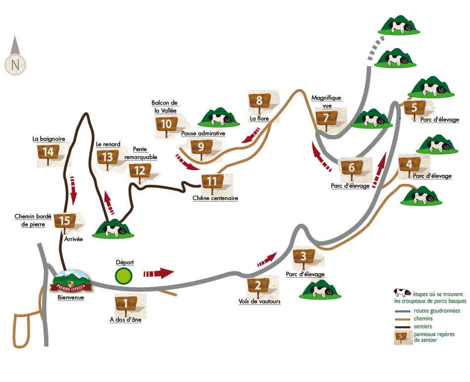 Carte parcours